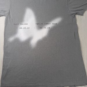 Post Malone Twelve Carat Tour 8.20.22 - 2.12.23 Concert Tee Small